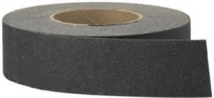 3M 7732 2" x 60' Roll of Black Anti-Slip Stair Tread Tape - Quantity of 3