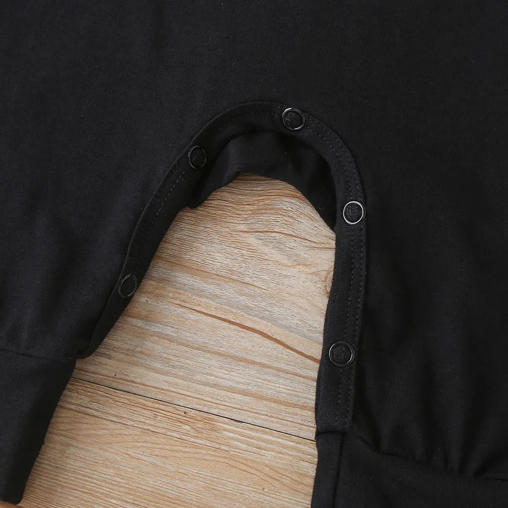 Baby Halloween Romper Baby Clothes Long Sleeve Bat Kids Newborn Jumpsuit Infant