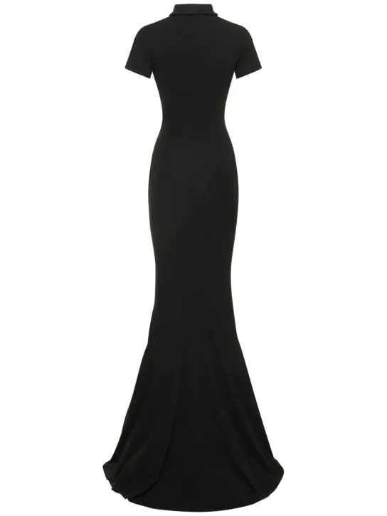 Balenciaga   Cotton jersey long dress 