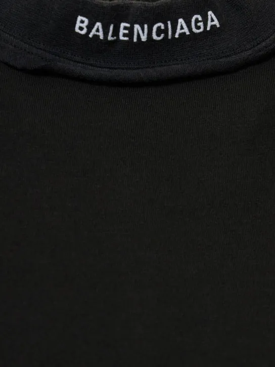 Balenciaga   Cotton jersey long dress 