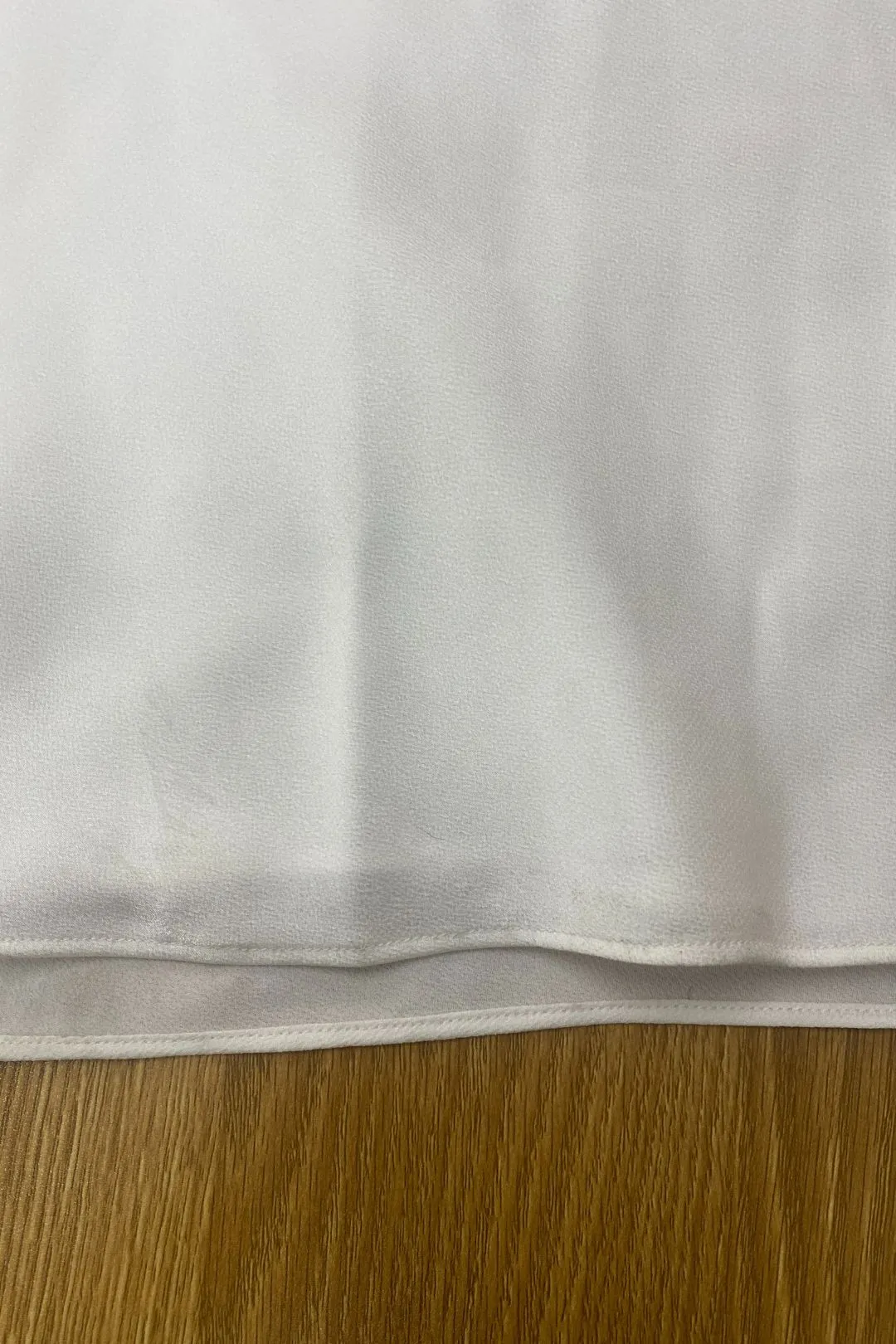 Bias Slip Dress White