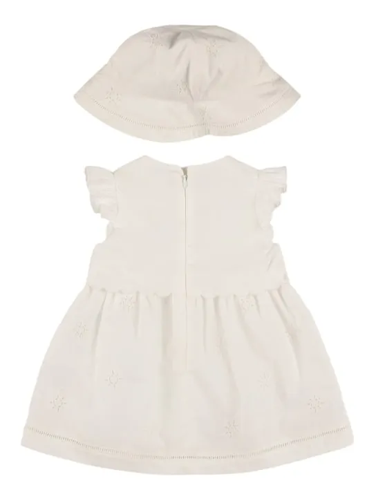 Chloé   Cotton poplin dress &amp; hat 