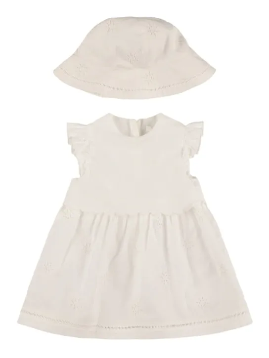 Chloé   Cotton poplin dress &amp; hat 