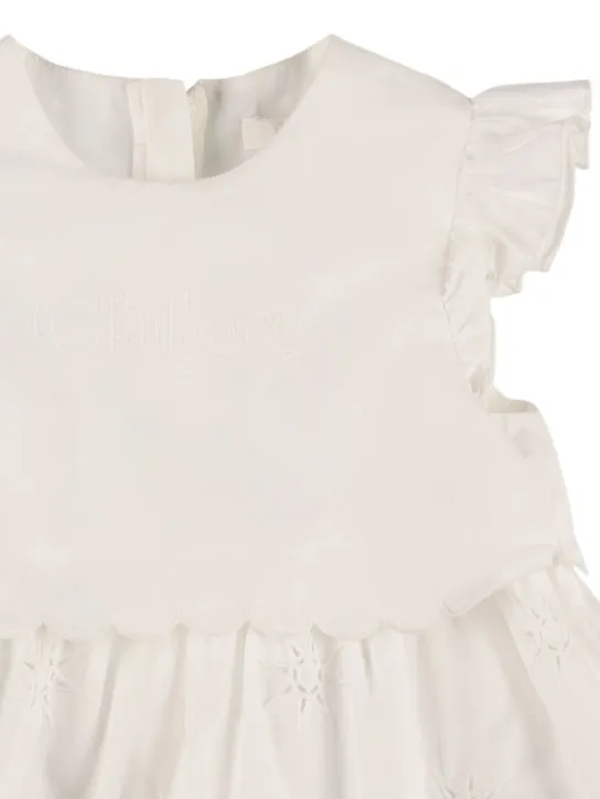 Chloé   Cotton poplin dress &amp; hat 