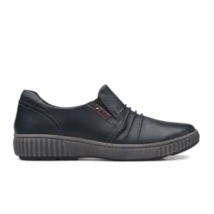 Clarks Magnolia Faye Slip On (Women) - Black Leather