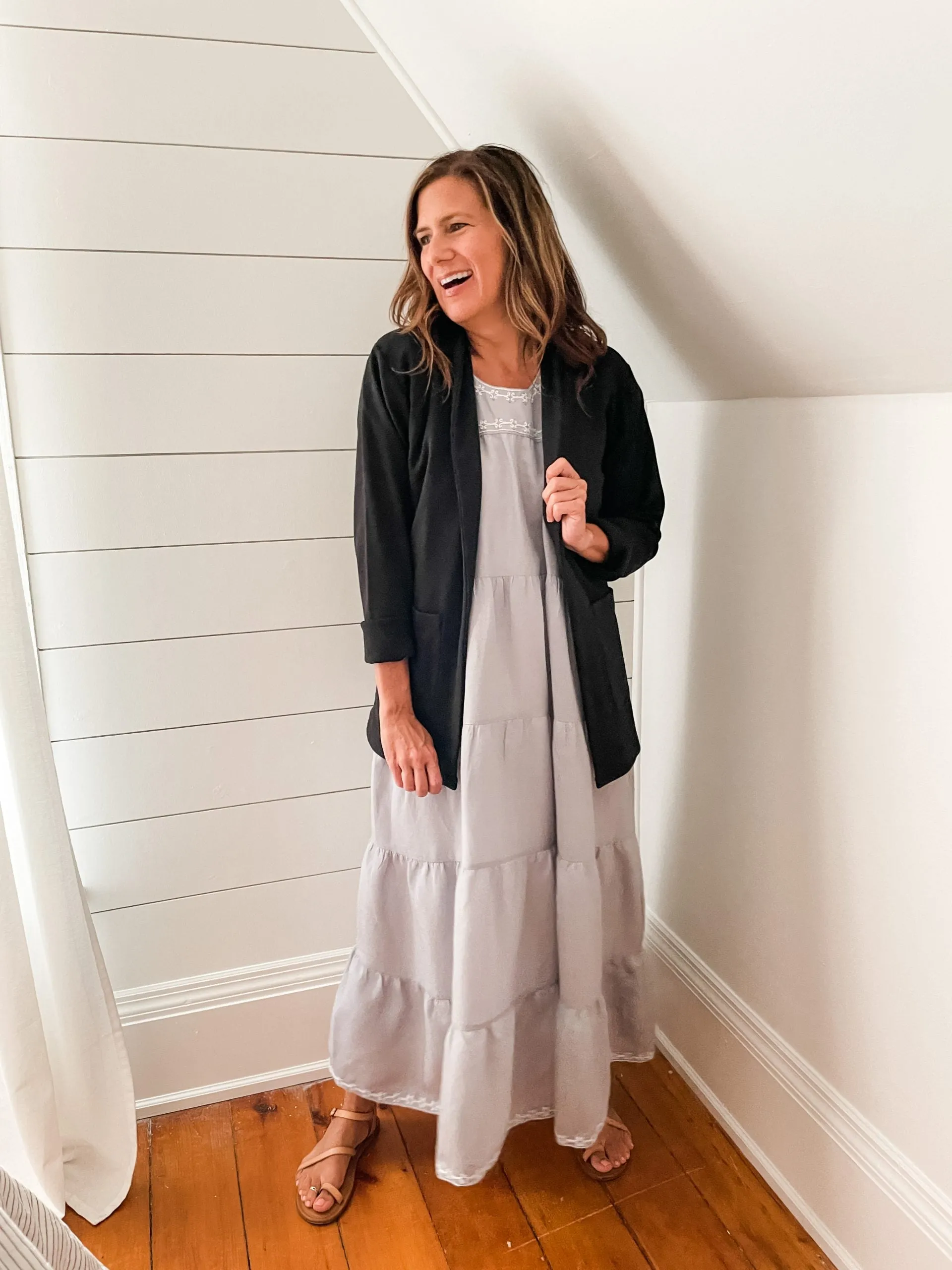 Embroidered Maxi Dress
