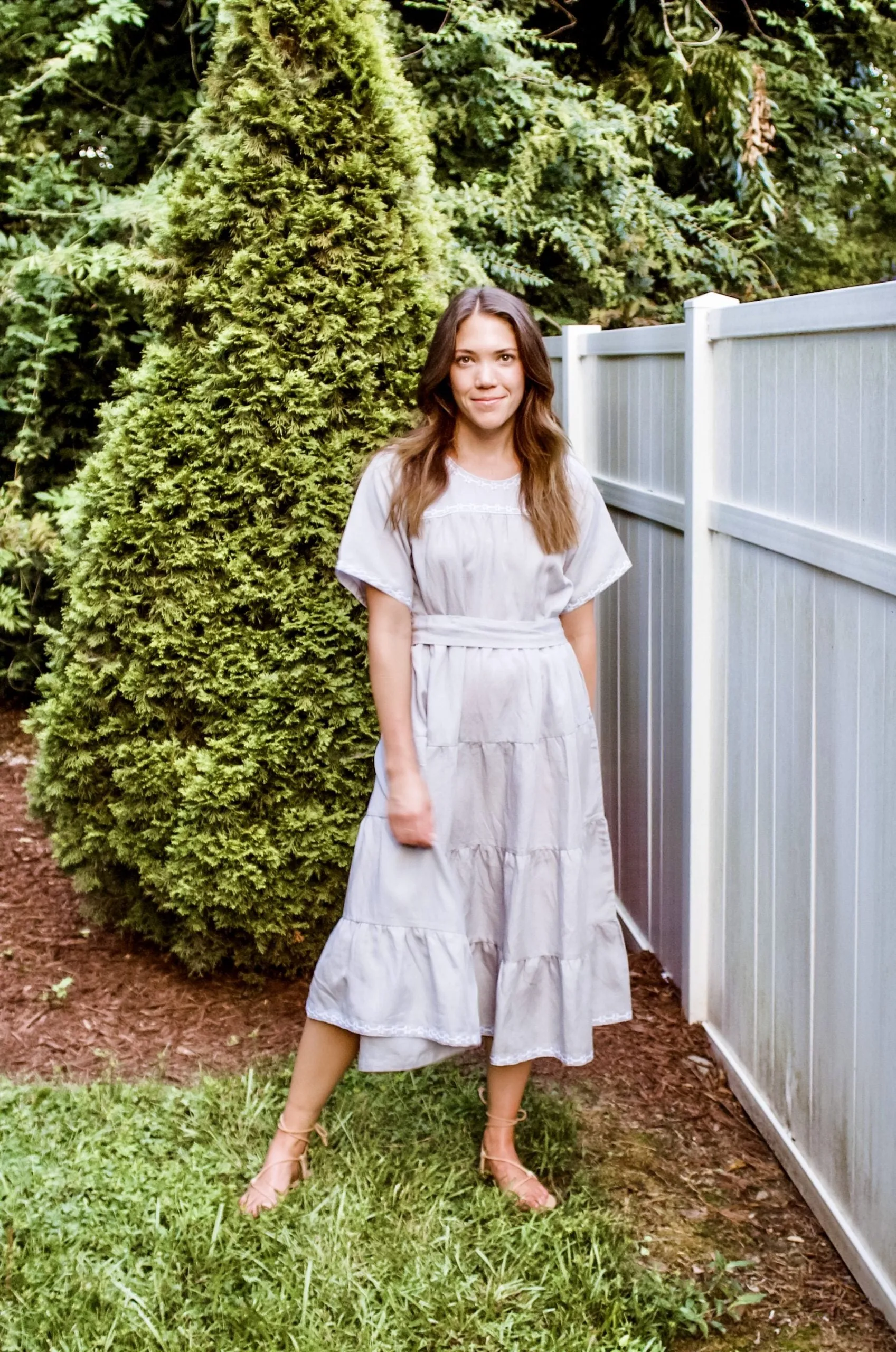 Embroidered Maxi Dress