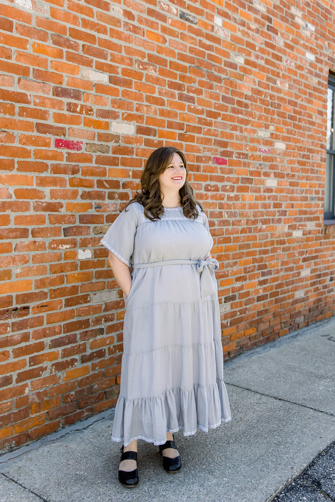 Embroidered Maxi Dress