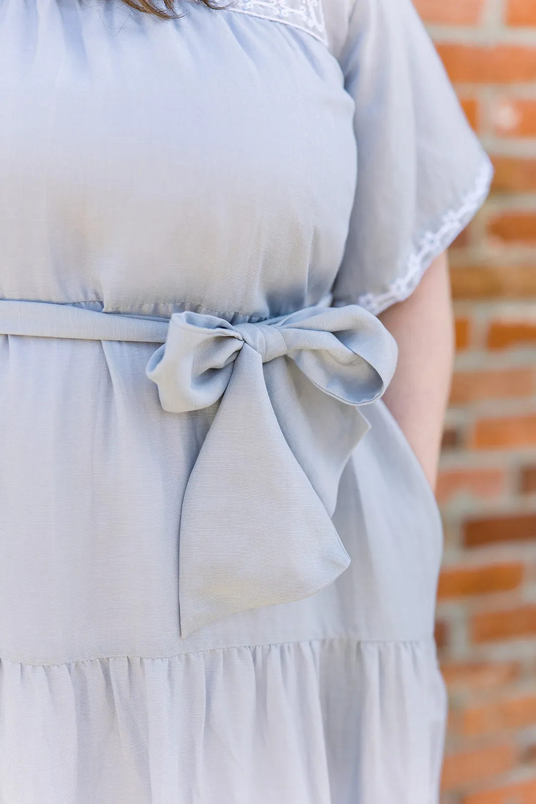 Embroidered Maxi Dress