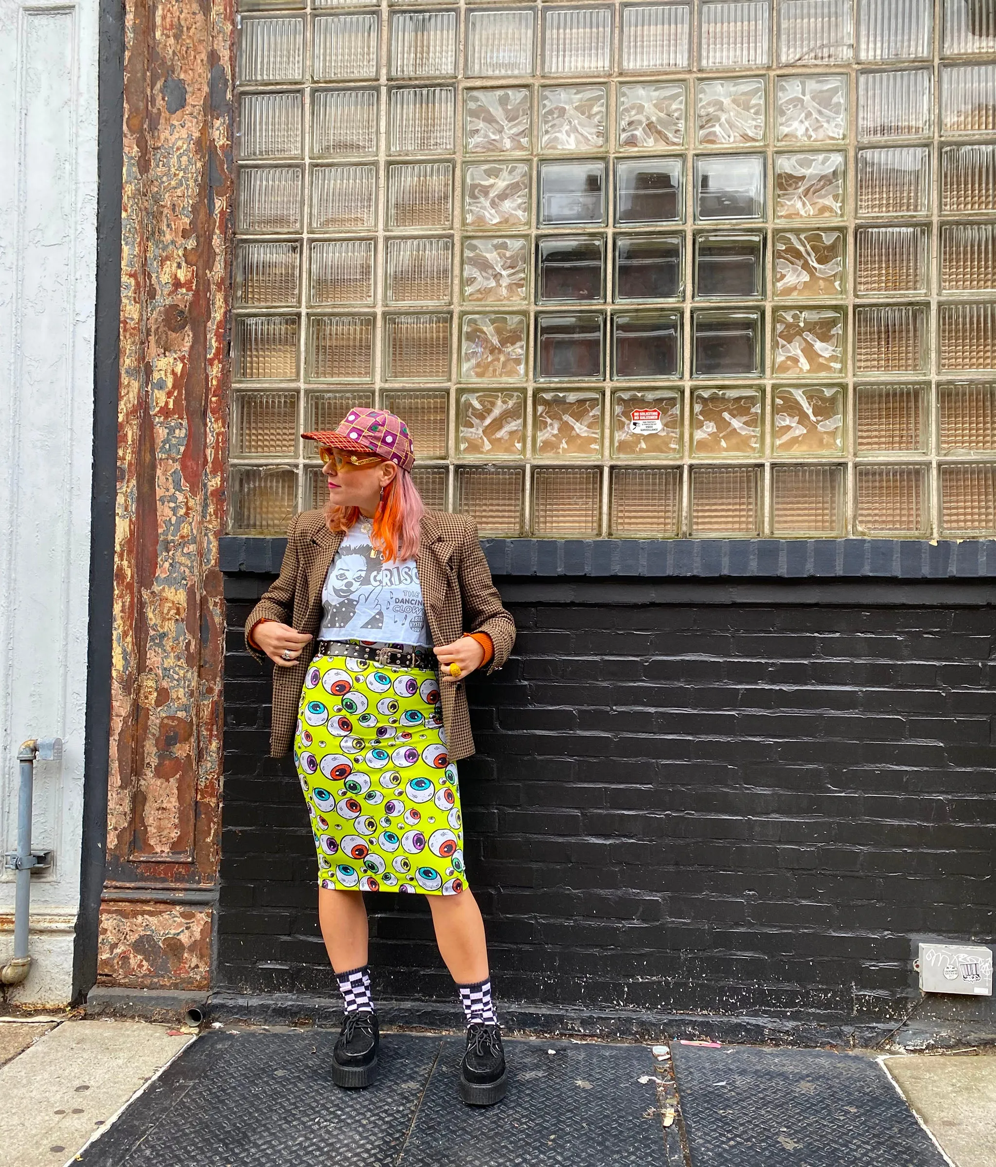 Eyeball Creep Pencil Skirt