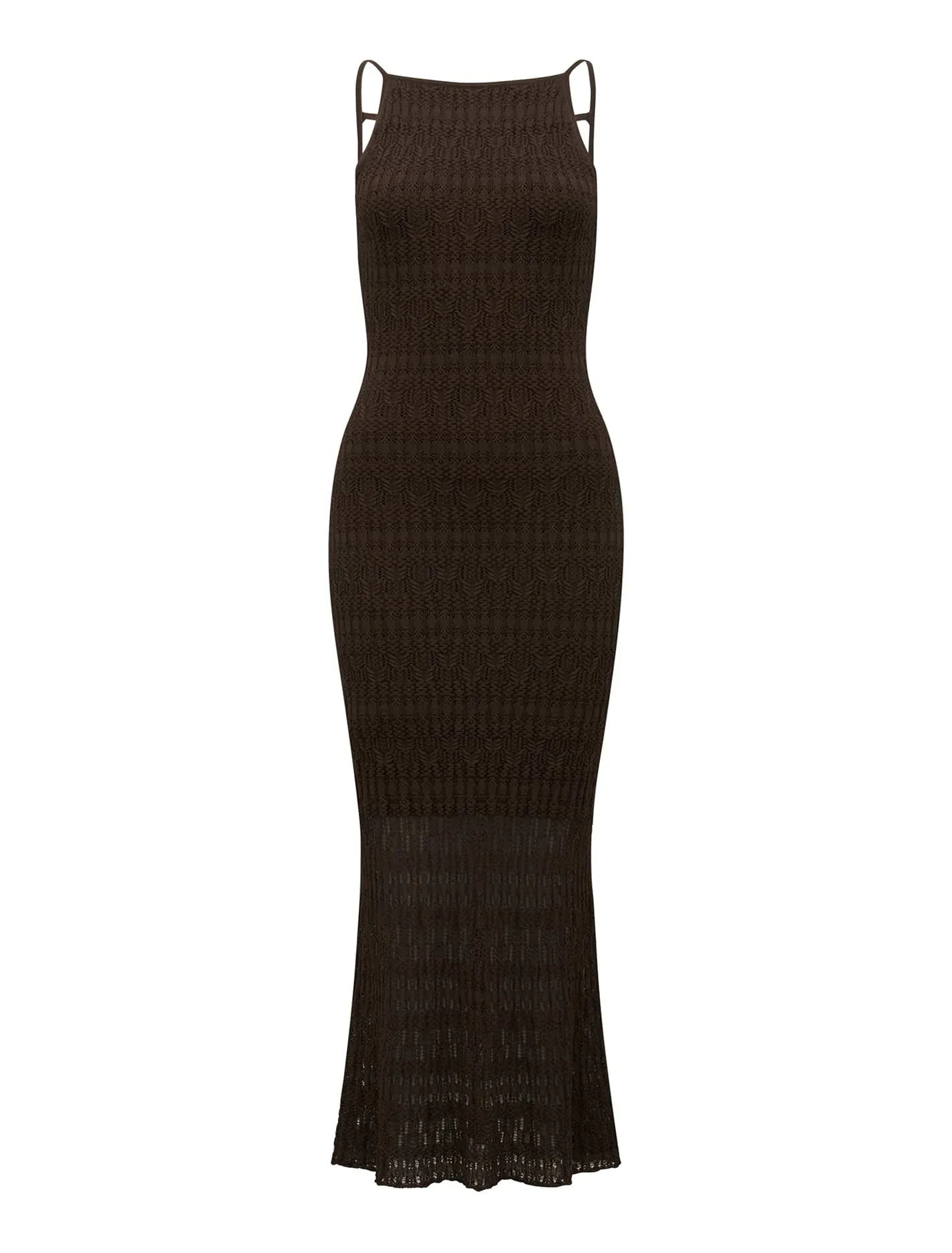Jayden Pointelle Midi Knit Dress