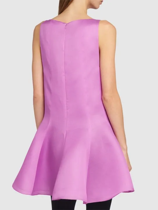 Khaite   Mags silk mini dress 
