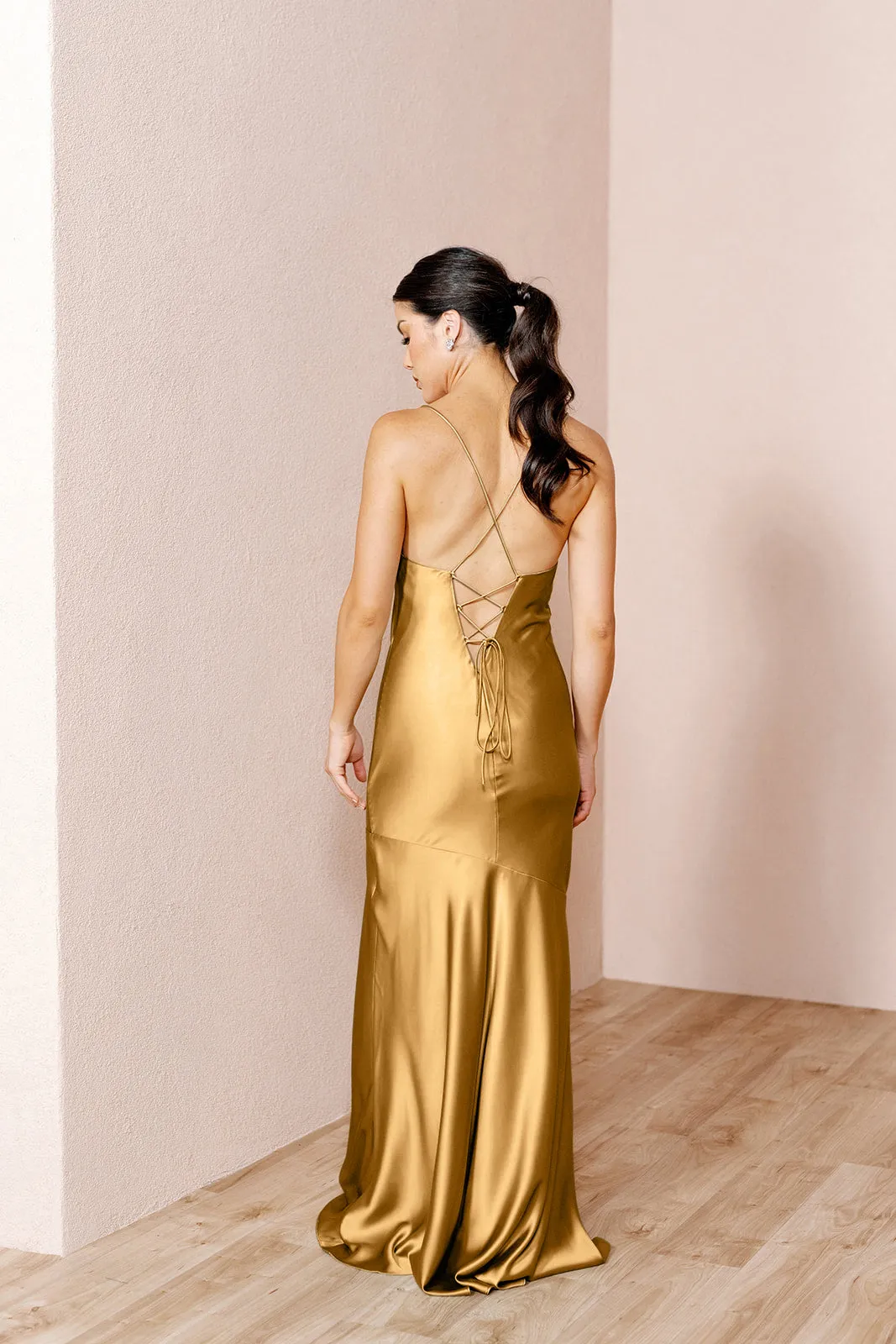 Kimora Satin Dress | Made To Order