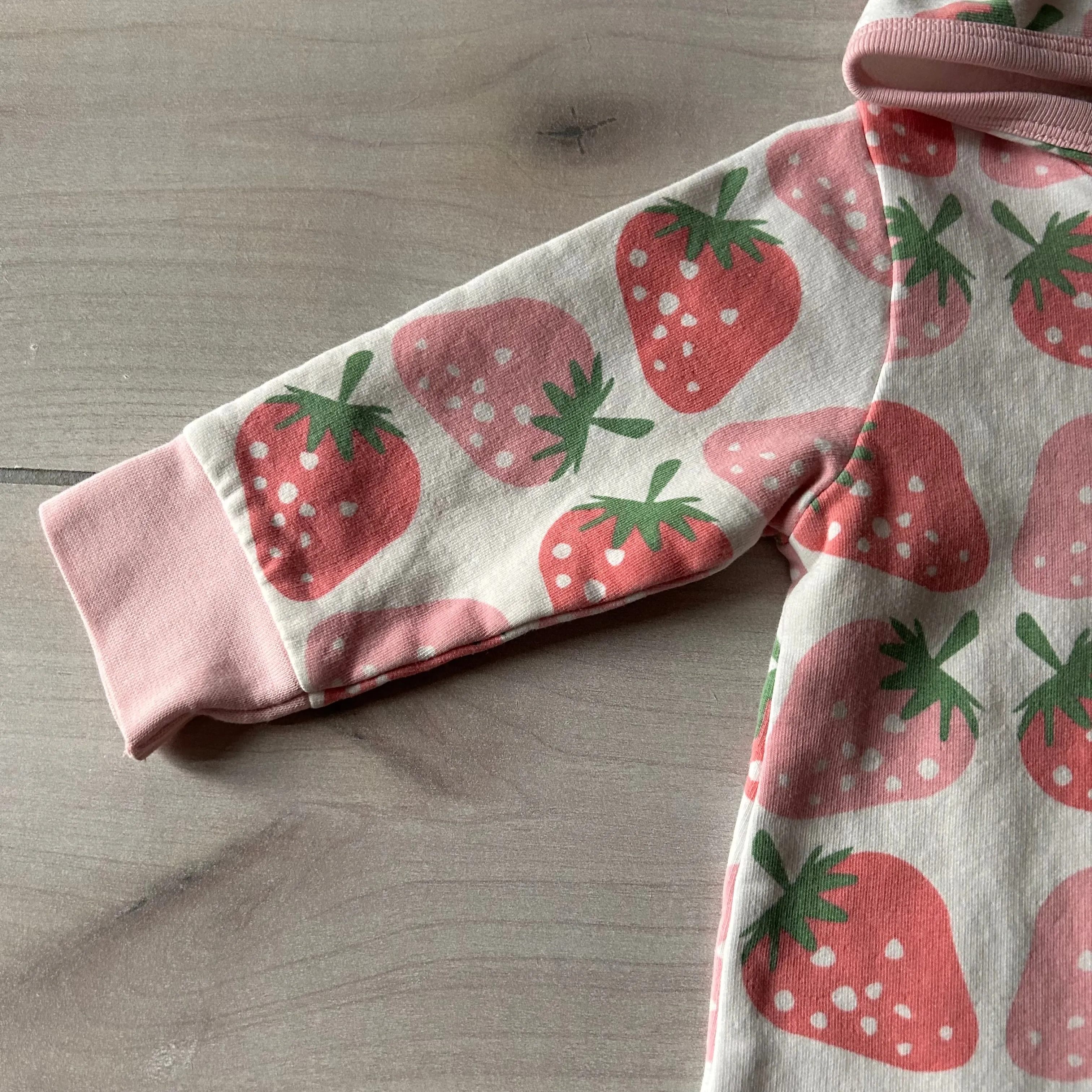 Monica & Andy Strawberry Organic Cotton Romper