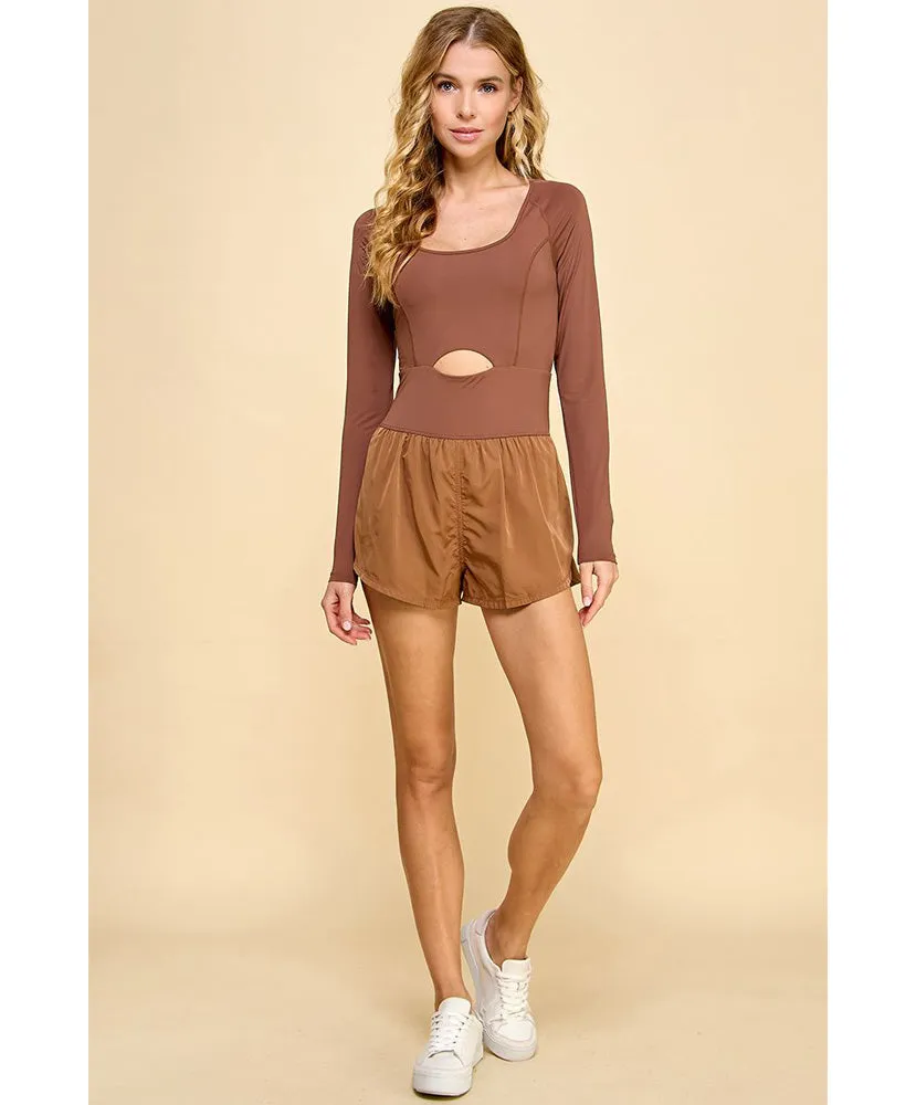 Off Day LS Athletic Romper
