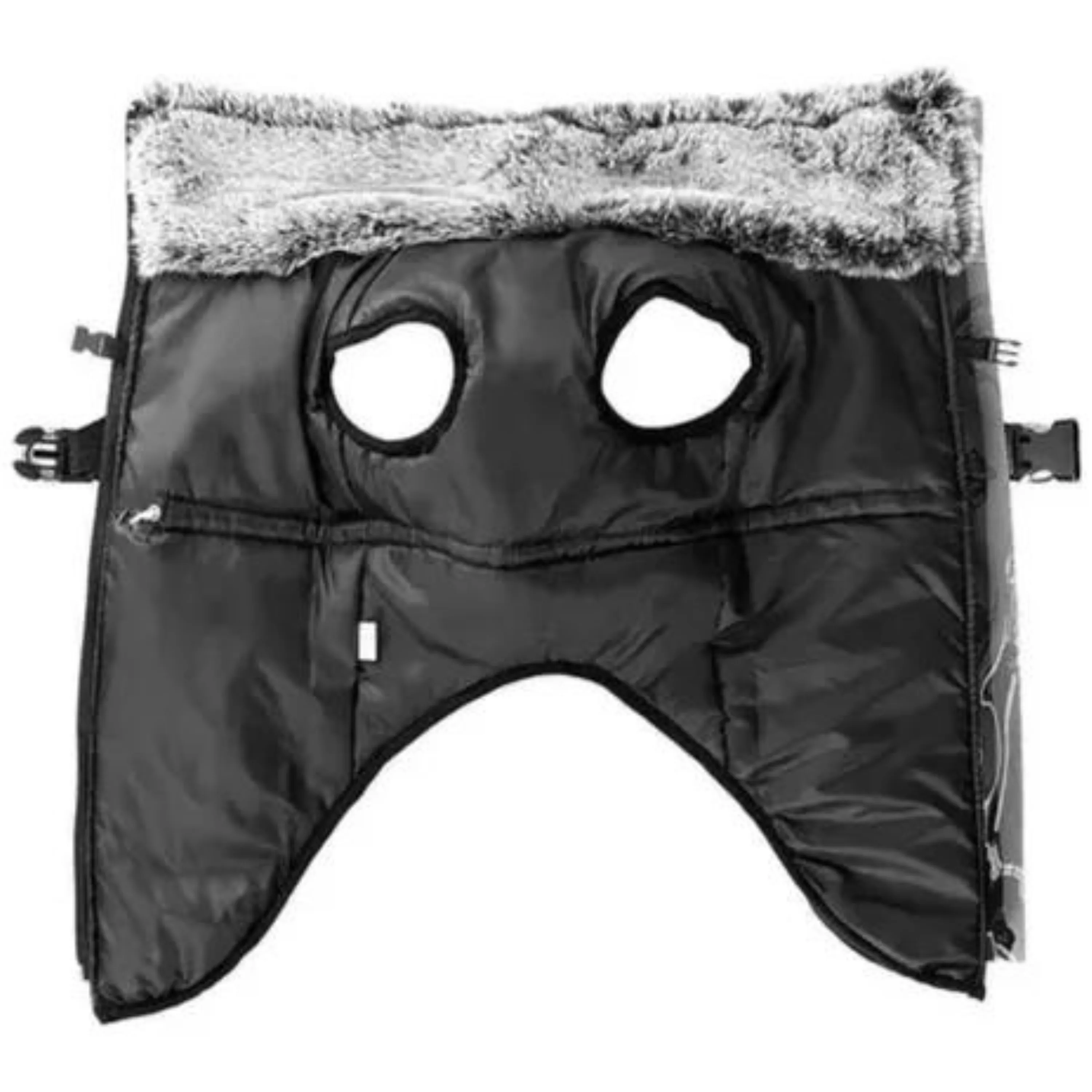 Parka 3xl Imper. Con Cuello De Felpa Y Detalles Reflectante
