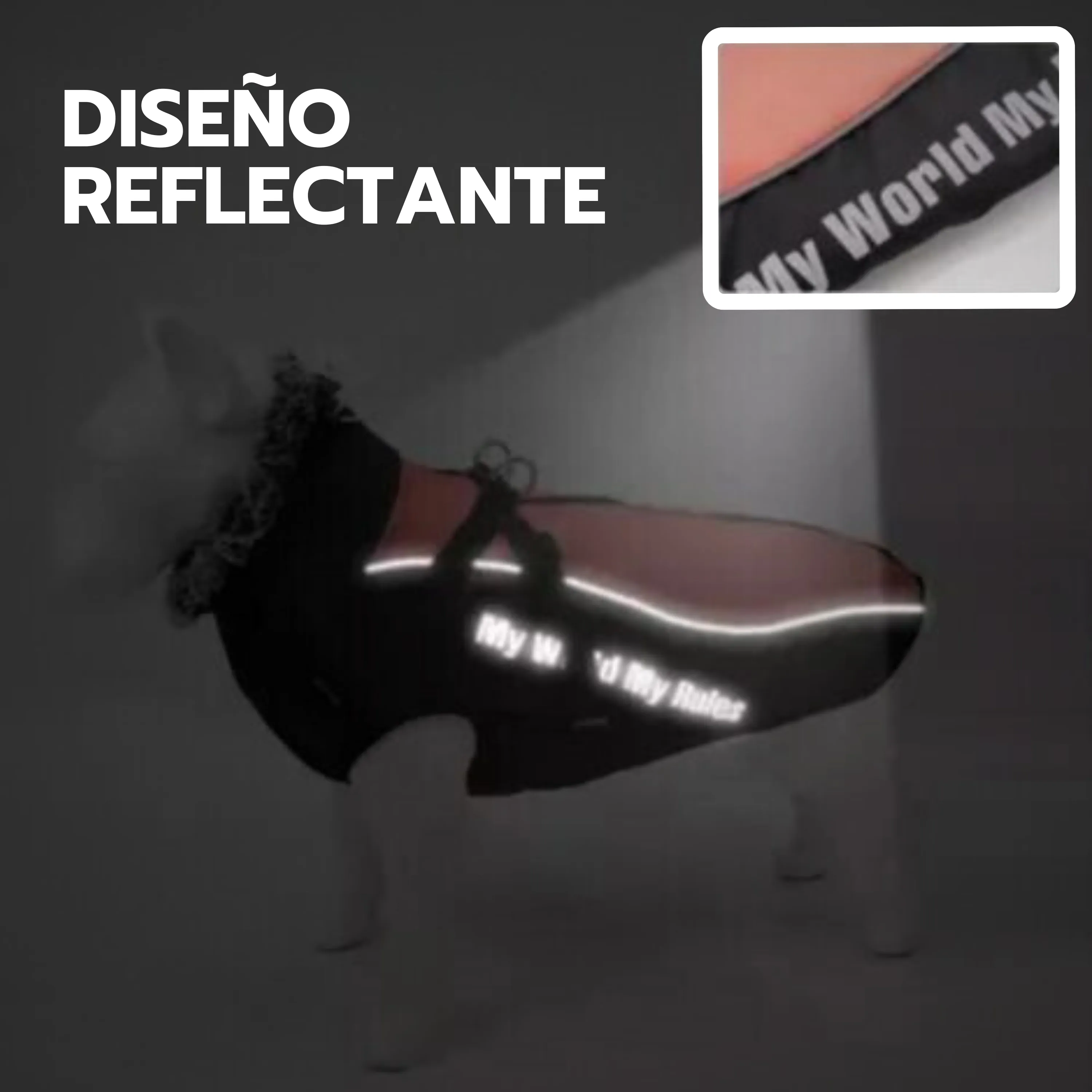 Parka 3xl Imper. Con Cuello De Felpa Y Detalles Reflectante