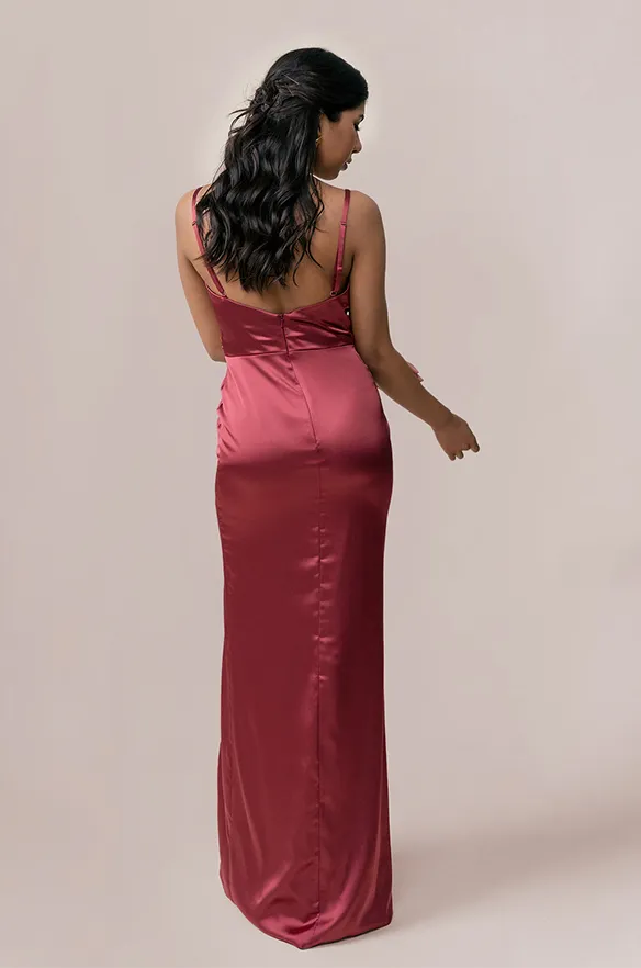 Rava Satin Dress | Made To Order