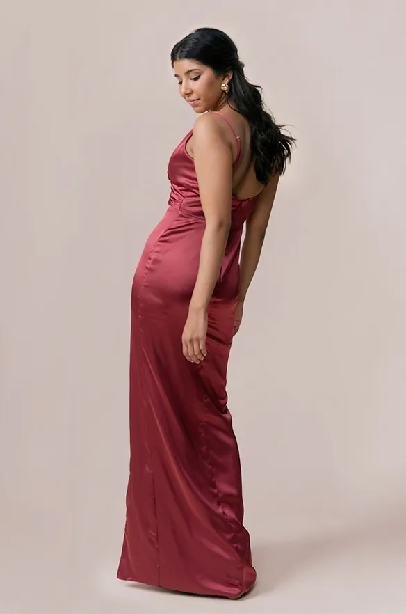 Rava Satin Dress | Made To Order