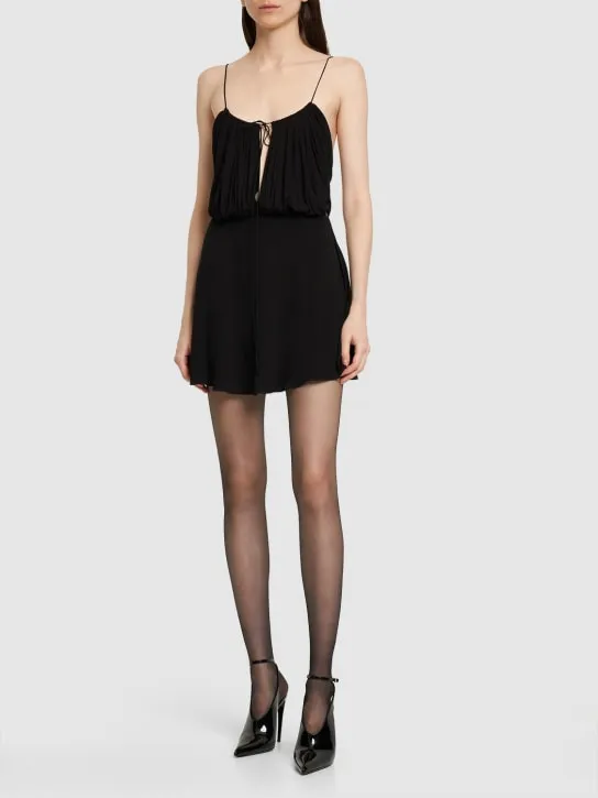 Saint Laurent   Viscose mini dress 