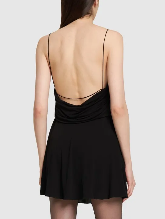 Saint Laurent   Viscose mini dress 