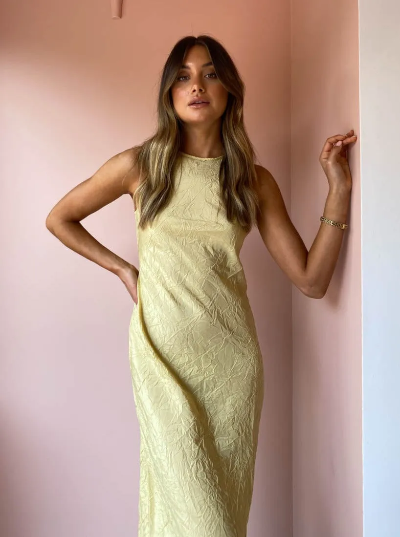 Sir Maev Slip Dress in Yellow