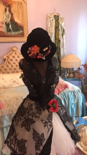 SOLD CLAIRE Boudoir Queen KOOK dress Old School Boudoir Queen Tutu Dress
