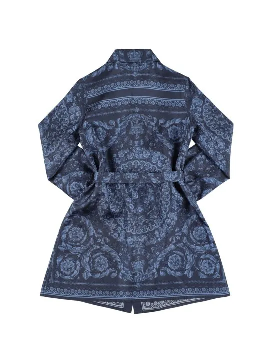 Versace   Barocco silk twill dress 